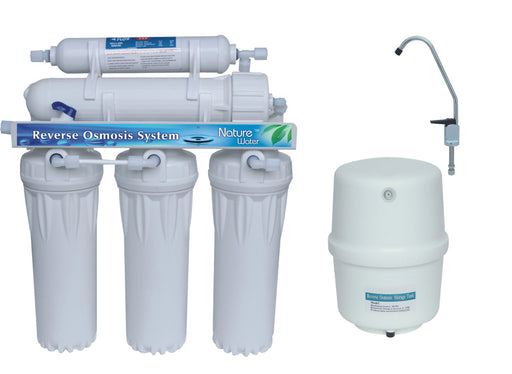 Sistem de filtrare cu osmoză inversă în 6 trepte cu mineralizare (cu pompă) - aicuce.ro