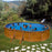Piscina prefabricata ovala cu pereti metalici imitatie de lemn 610 x 375 h 120cm - aicuce.ro