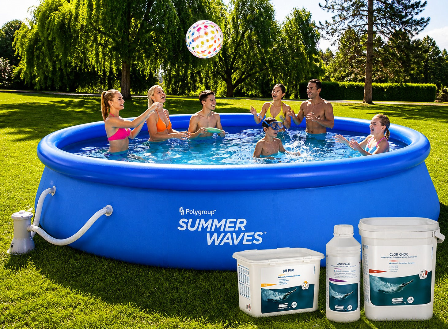 Află cum întreții corect piscina din curte: filtrare, prelată, skimmer, pH, accesorii utile și greșeli de evitat
