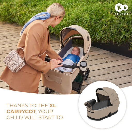 Cărucior Kinderkraft Yoxi 3In1 (Mink Pro) Bej Nisip