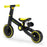 Bicicletă de Echilibru / Tricicletă Kinderkraft 4Trike, Black Volt