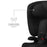 Scaun Auto Kinderkraft Fix2Go 76-150 cm, Black