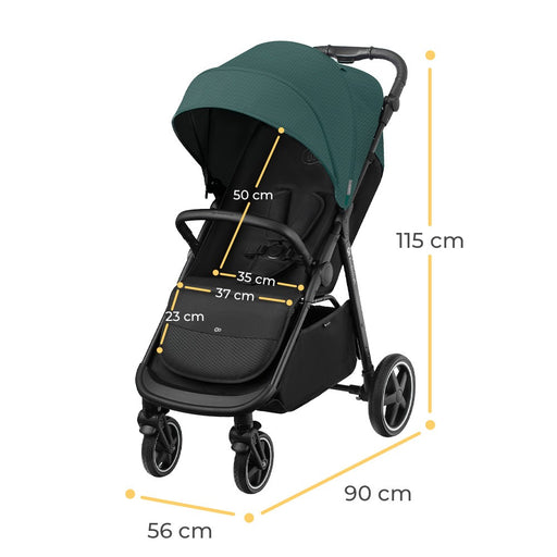 Cărucior Sport Kinderkraft Route, Emerald Green