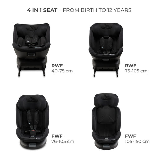 Scaun Auto Kinderkraft Xpedition 3 I-Size 40-150 cm, Black