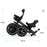 Tricicletă Kinderkraft Spinstep, Grey