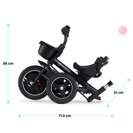 Tricicletă Kinderkraft Spinstep, Grey