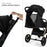 Cărucior Sport Kinderkraft Loom, 0-22 kg, Ink Black