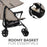 Cărucior Sport Kinderkraft Tik, Tip Umbrela,  Stone Beige