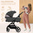 Cărucior Kinderkraft Yoxi 3In1 (Mink Pro) Moon Grey