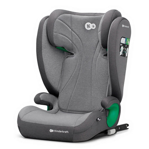 Scaun Auto Kinderkraft Junior Fix2, I-Size 100-150 cm, Rocket Grey
