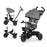Tricicletă Kinderkraft Spinstep, Grey