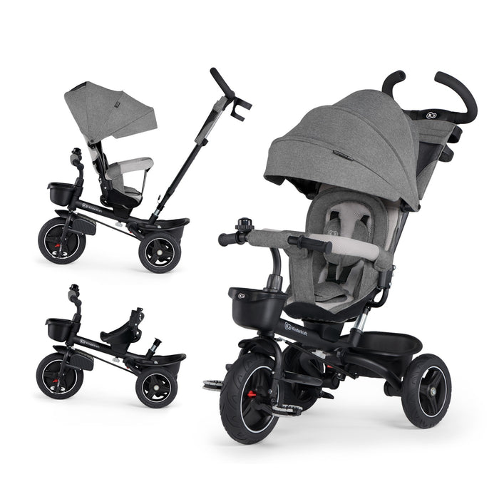 Tricicletă Kinderkraft Spinstep, Grey