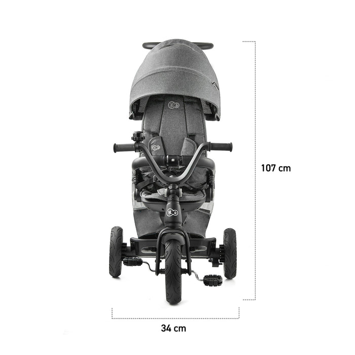 Tricicletă Kinderkraft Easytwist, Platinum Grey