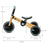 Bicicletă de Echilibru / Tricicletă Kinderkraft 4Trike, Sunflower Blue