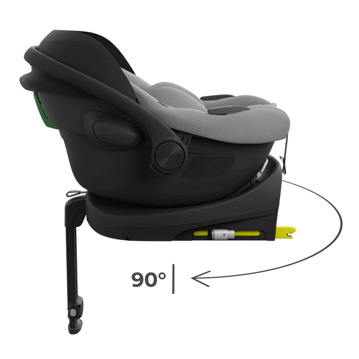 Scoică Auto Kinderkraft I-Lite cu Bază Isofix Endura Safe FX, Gray
