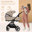 Cărucior Kinderkraft Yoxi 3In1 (Mink Pro) Bej Nisip