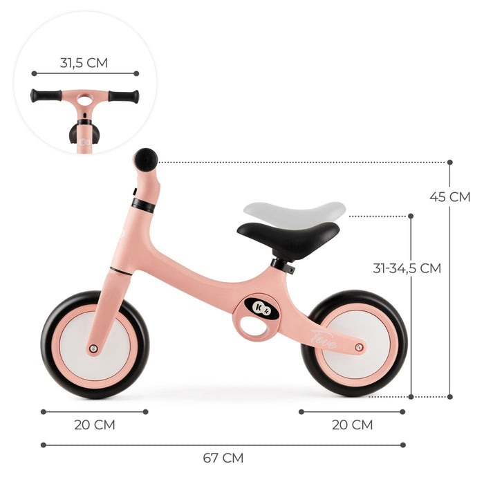 Bicicletă fără Pedale Kinderkraft Tove, Roz