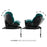 Scaun Auto Kinderkraft Xrider 2 I-Size 40-150 cm Green