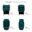 Scaun Auto Kinderkraft Xpedition 3 I-Size 40-150 cm, Green