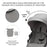Cărucior Kinderkraft Newly, 3 in 1, Light Grey
