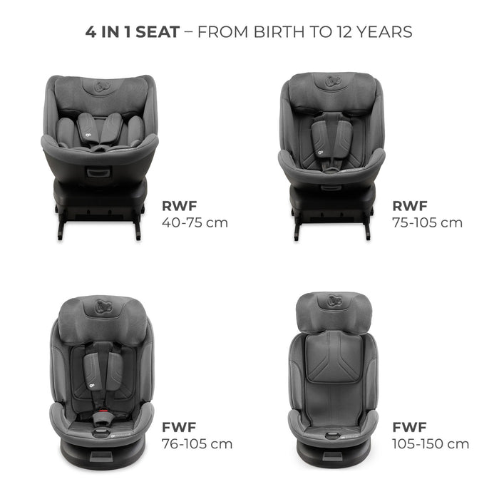 Scaun Auto Kinderkraft Xpedition 3 I-Size 40-150 cm, Grey