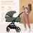Cărucior Kinderkraft Yoxi 3In1 (Mink Pro) Mistic Green