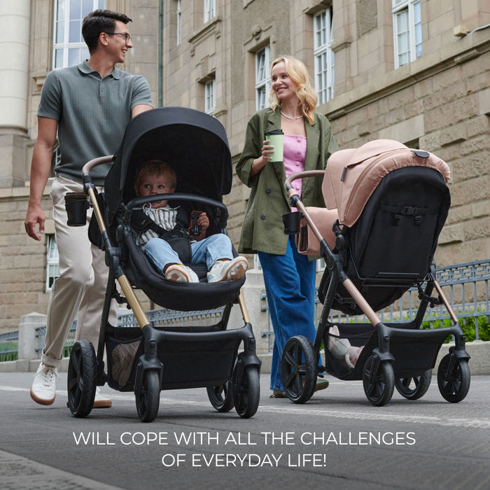 Cărucior Multifunctional Kinderkraft Moov 2 Eva 4In1 Moon Grey