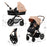 Cărucior 3 in 1 Kinderkraft Moov 2, Sand Beige