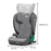 Scaun Auto Kinderkraft Junior Fix2, I-Size 100-150 cm, Rocket Grey