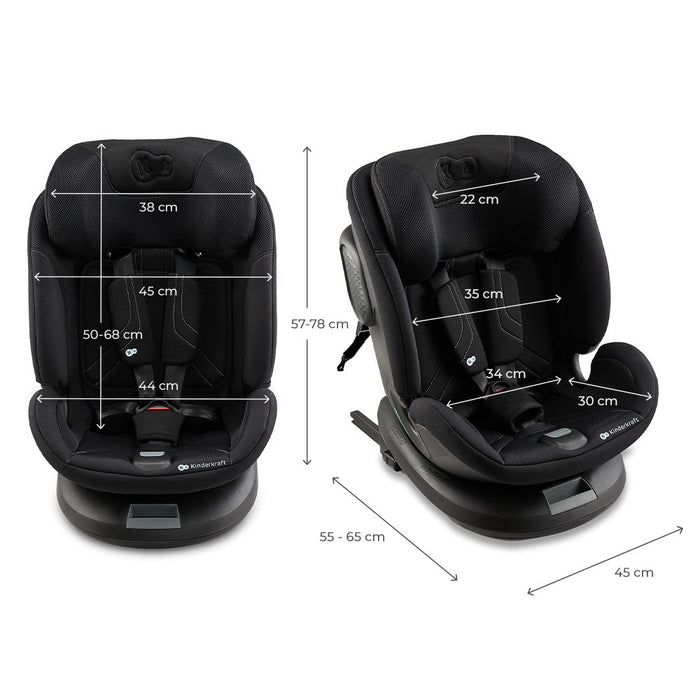 Scaun Auto Kinderkraft Xpedition 3 I-Size 40-150 cm, Black