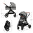 Cărucior Kinderkraft Esme, 3 in 1, Moonlight Grey