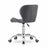Scaun de birou, Artool, Avola, rotativ, piele ecologica, gri, 47.5x55.5x84.5 cm