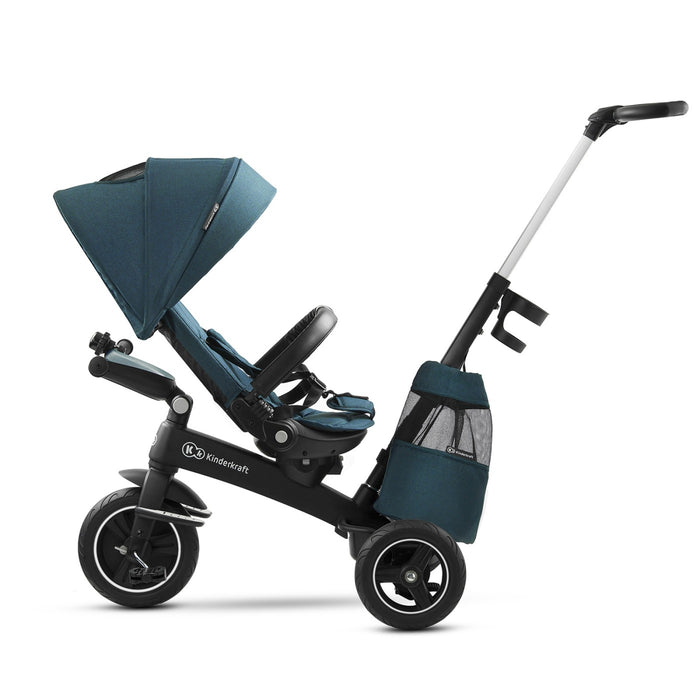 Tricicletă Kinderkraft Easytwist, Midnight Green