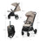 Cărucior Sport Kinderkraft Loom, 0-22 kg, Linen Beige