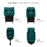 Scaun Auto Kinderkraft Xrider 2 I-Size 40-150 cm Green