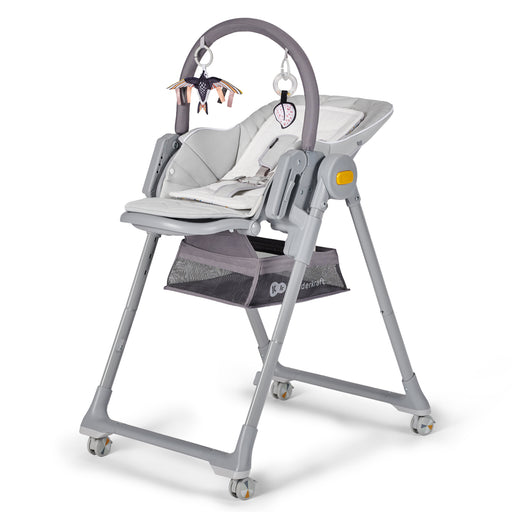 Scaun de Masă Kinderkraft Lastree,  2 in 1, Transformabil, Grey