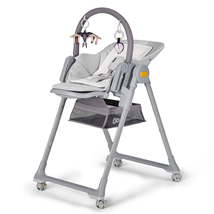 Scaun de Masă Kinderkraft Lastree,  2 in 1, Transformabil, Grey