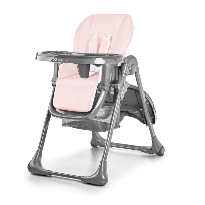 Scaun de Masă Kinderkraft Tastee, Pliabil, Rose
