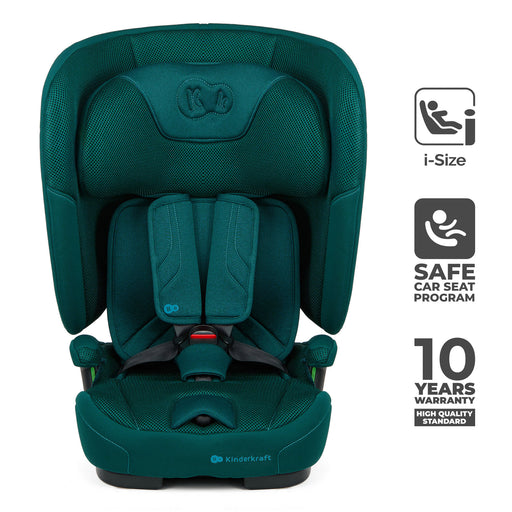 Scaun Auto Kinderkraft Fix2Go 76-150 cm, Green