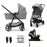 Cărucior Kinderkraft Newly, 4 in 1, Moonlight Grey