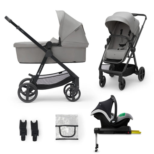 Cărucior Kinderkraft Newly, 4 in 1, Moonlight Grey
