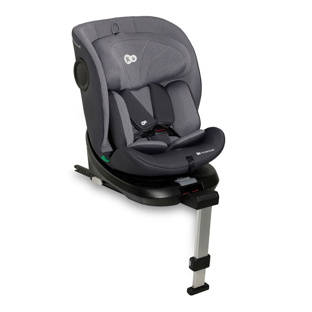 Scaun Auto I-Size, 40-150 cm, Kinderkraft I-360, Grey