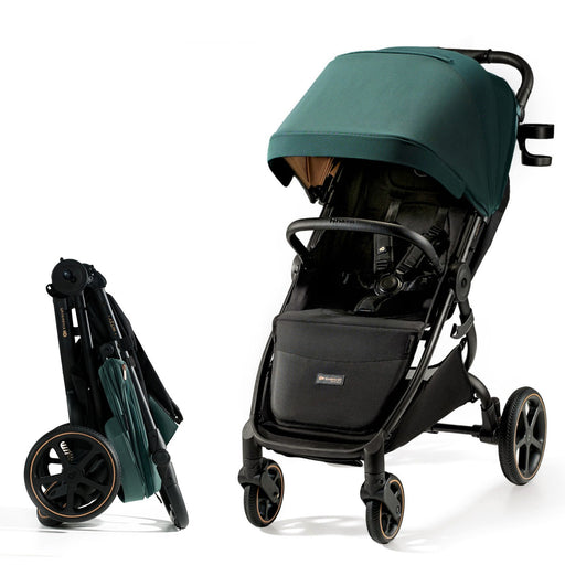 Cărucior Sport, Ultra Compact, Kinderkraft Mitzy, 0-22 kg, Jade Green