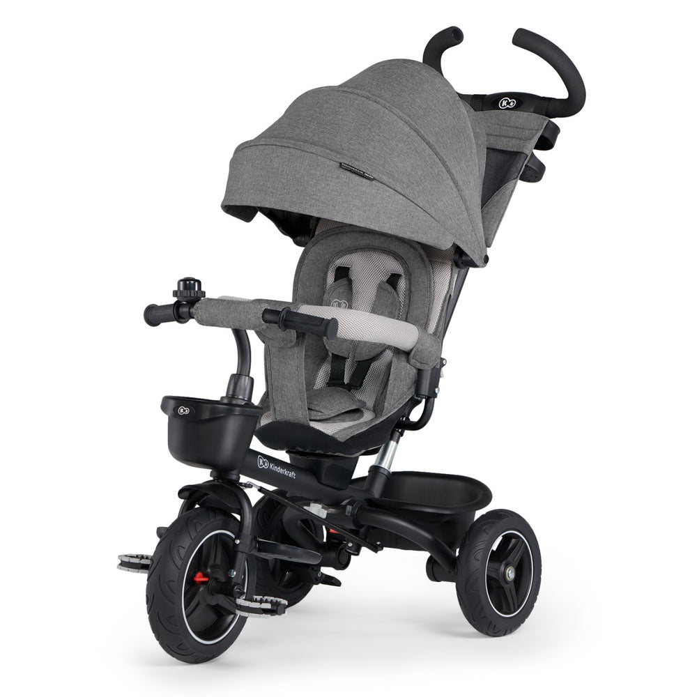 Tricicletă Kinderkraft Spinstep, Grey