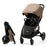 Cărucior Sport, Ultra Compact, Kinderkraft Mitzy, 0-22 kg, Linen Beige