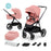 Cărucior Multifunctional Kinderkraft Nea, 2 in 1, Ash Pink