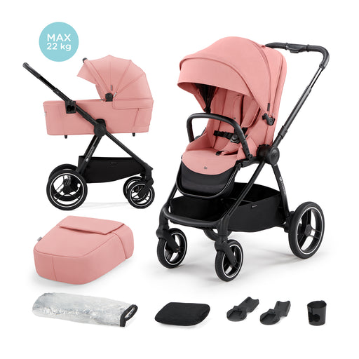 Cărucior Multifunctional Kinderkraft Nea, 2 in 1, Ash Pink