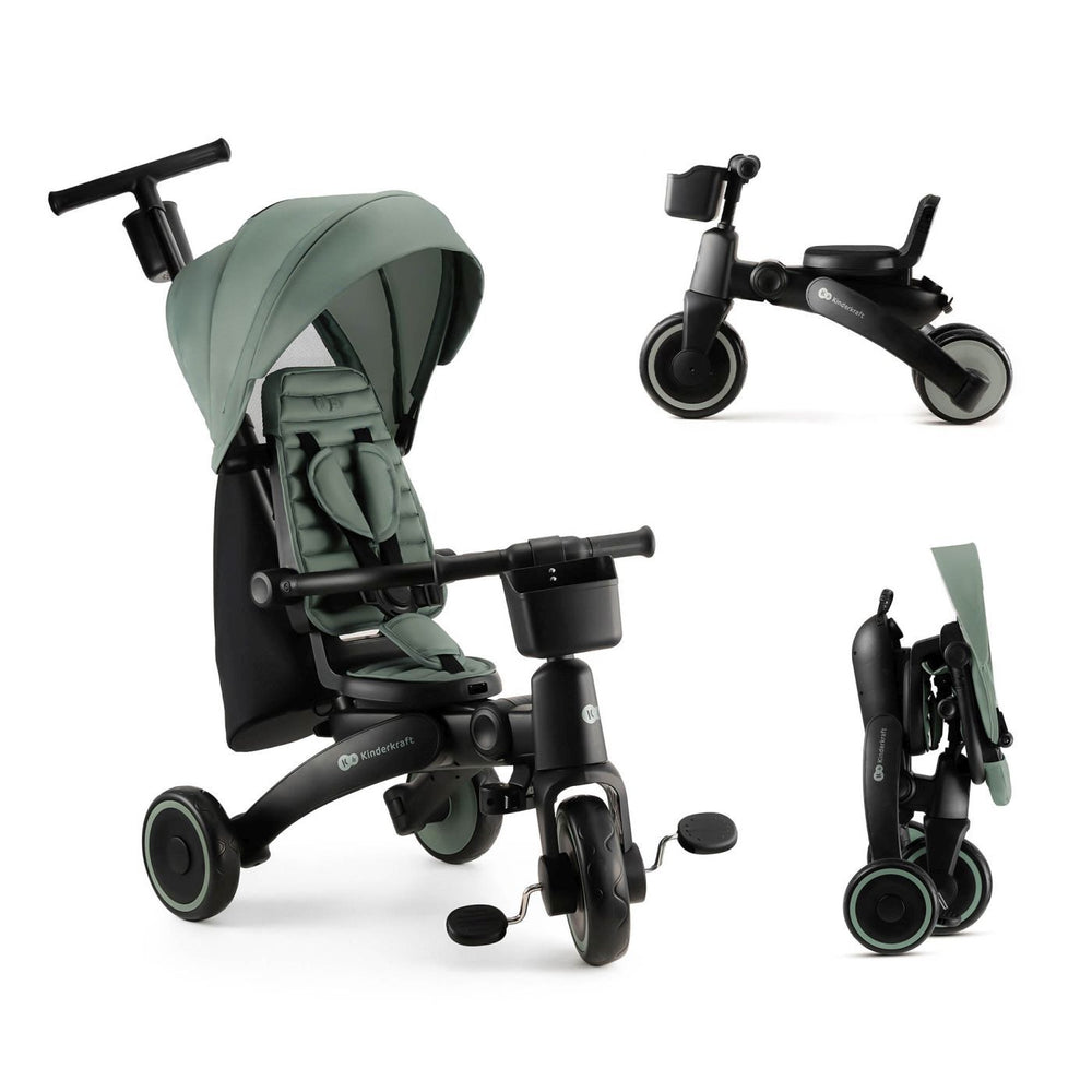 Tricicletă Kinderkraft Jazz 2, Green