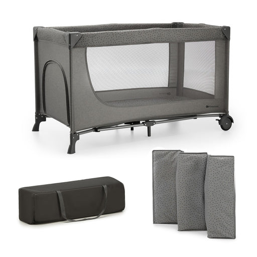 Pătuț Travel Kinderkraft Joy2, fără Accesorii, Dark Grey