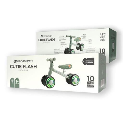 Bicicletă Echilibru Cutie Flash, Green